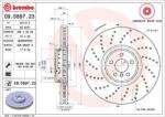 BREMBO Disc Frana 09. D897.23 Bmw 5/5 Touring/6 Gran Turismo/7/8/8 Gran/X5/X6 (09.D897.23)