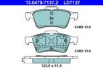 ATE Set Placute Frana, Frana Disc 13.0470-7137.2 Nissan Primera Renault Espace Iv