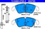 ATE Set Placute Frana, Frana Disc 13.0460-2765.2 Audi A6 C7/A7/Q5