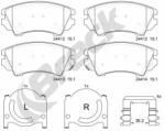 BRECK Set Placute Frana, Frana Disc 244120070110 Chevrolet Camaro/Malibu Opel Astra J