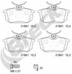 BRECK Set Placute Frana, Frana Disc 218610070410 Mitsubishi Carisma/Colt/Colt Czc Vi (218610070410)
