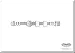 CORTECO Furtun Frana Punte Fata 19026875 Ford Galaxy I Seat Alhambra Vw Sharan (19026875)