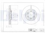 DELPHI Disc Frana Bg4175 Isuzu D-Max I/D-Max Ii/Kb