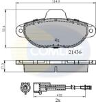 COMLINE Set Placute Frana, Frana Disc Cbp2509 Fiat 500/Cinquecento/Panda/Punto Lancia Y