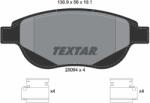 TEXTAR Set Placute Frana, Frana Disc 2509401 Citroën C4/C4 I Peugeot 307