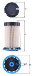 KNECHT Filtru Combustibil Kx592 Audi Q3 Vw Cc B7/Passat Alltrack B7/Passat B7/Tiguan
