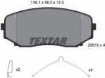 TEXTAR Set Placute Frana, Frana Disc 2351505 Mitsubishi Eclipse/Outlander Iii (2351505)