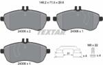 TEXTAR Set Placute Frana, Frana Disc 2430602 Mercedes-Benz C-Class/C-Class T-Model