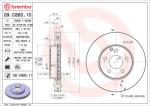 BREMBO Disc Frana 09. C893.11 Mercedes-Benz E-Class/E-Class T-Model/S-Class