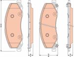 TRW Set Placute Frana, Frana Disc Gdb1781 Opel Insignia A/Insignia A Country Saab 9-5
