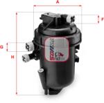 SOFIMA Filtru Combustibil S5084Gc Fiat Idea/Panda/Punto Lancia Musa/Ypsilon (S5084GC)