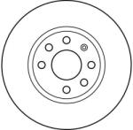 TRW Disc Frana Df4165 Holden Barina/Combo/Tigra Opel Combo/Corsa C/Meriva A