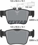 TEXTAR Set Placute Frana, Frana Disc 2260501 Alfa Romeo Giulia/Stelvio Maserati Levante (2260501)