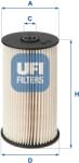 UFI Filtru Combustibil 26.007. 00 Audi A3/Tt Seat Altea/Leon/Toledo Iii Skoda Yeti