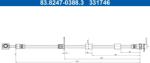 ATE Furtun Frana 83.8247-0388.3 Ford Puma/Tourneo Courier V769/Transit Courier V769 (83.8247-0388.3)