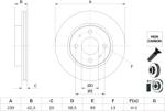 Bosch Disc Frana 0986479E34 Bogdan 2110/2111/2310 Lada 110/111/Granta/Priora (0986479E34)