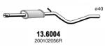 ASSO Toba Esapamet Intermediara 13.6004 Dacia Logan/Logan Pick-Up Renault Logan I (13.6004)