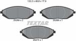 TEXTAR Set Placute Frana, Frana Disc 2526801 Chevrolet Spark Holden Barina Spark