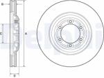 DELPHI Disc Frana Bg4697C Isuzu D-Max Ii (BG4697C)