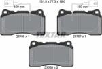 TEXTAR Set Placute Frana, Frana Disc 2375603 Alfa Romeo Giulietta (2375603)