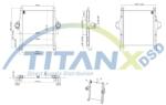 TitanX Intercooler, Compresor Ix159007 Iveco Eurotrakker/Stralis I/Trakker I