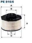 FILTRON Filtru Combustibil Pe816/6 Citroën Berlingo/C-Elysee/C3 Aircross Ii/C3 Iii/C4 X (PE816/6)