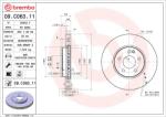 BREMBO Disc Frana 09. C063.11 Mercedes-Benz Marco Polo/Vito/Vito Mixto (09.C063.11)