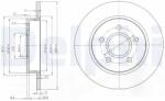 DELPHI Disc Frana Bg3896 Ford C-Max/Focus C-Max/Focus Ii Mazda 3