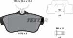 TEXTAR Set Placute Frana, Frana Disc 2457801 Citroën Jumpy Ii Fiat Scudo Peugeot Expert