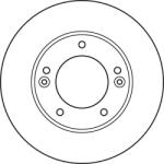 TRW Disc Frana Df6081S Kia Sorento I