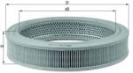 KNECHT Filtru Aer Lx208 Audi 100 C1/100 C2/100 C3/50/60/75/80 B1/80 B2/80 B3/80 B4 (LX208)
