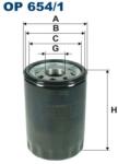 FILTRON Filtru Ulei Op654/1 Daimler Daimler Xj Jaguar S-Type Ii/Xj/Xk 8 (OP654/1)