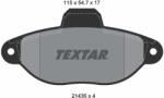 TEXTAR Set Placute Frana, Frana Disc 2143602 Fiat Cinquecento/Palio/Panda/Punto Lancia Y