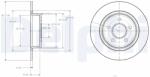 DELPHI Disc Frana Bg3873 Ford Tourneo Connect/Transit Connect (BG3873)