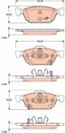 TRW Set Placute Frana, Frana Disc Gdb3476 Honda Accord Viii (GDB3476)