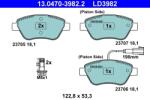 ATE Set Placute Frana, Frana Disc 13.0470-3982.2 Fiat Albea/Bravo Ii/Stilo (13.0470-3982.2)