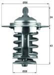 MAHLE Termostat, Lichid Racire Tx7082 Chery Eastar/Tiggo Citroën C4 Aircross Kia Bongo