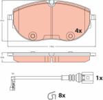 TRW Set Placute Frana, Frana Disc Gdb2486 Vw California T6/Multivan T6/Transporter T6