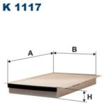 FILTRON Filtru, Aer Habitaclu K1117 Volvo 850/C70 I/S70/S90 I/V70 I/V70 Ii/V90 I