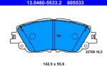 ATE Set Placute Frana, Frana Disc 13.0460-5533.2 Lexus Ux Toyota Camry/Corolla (13.0460-5533.2)