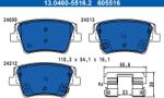 ATE Set Placute Frana, Frana Disc 13.0460-5516.2 Hyundai Santa Fe Iv