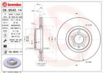 BREMBO Disc Frana 09.9540. 11 Audi A6 C6 Audi (Faw) A6L C6 (09.9540.11)