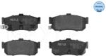 MEYLE Set Placute Frana, Frana Disc Puntea Spate 0252171316/W Infiniti I30 Nissan 100Nx (0252171316/W)