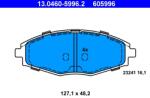 ATE Set Placute Frana, Frana Disc 13.0460-5996.2 Chevrolet Matiz/Spark Daewoo Lanos