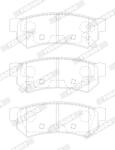 FERODO Set Placute Frana, Frana Disc Fdb5283 Chevrolet Spark