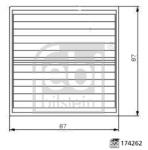 FEBI BILSTEIN Filtru Combustibil 174262 Erf Ect Man E2000/F2000/Hocl/Lion S Intercity/Lion´S (174262)