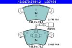 ATE Set Placute Frana, Frana Disc 13.0470-7191.2 Vw Touareg