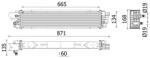 MAHLE Intercooler, Compresor Ci664000P Renault Trafic Iii