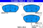 ATE Set Placute Frana, Frana Disc 13.0460-7303.2 Audi A3 Seat Leon Skoda Octavia Iii