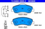 ATE Set Placute Frana, Frana Disc 13.0460-3869.2 Peugeot 308/308 Ii/308 Sw Ii (13.0460-3869.2)